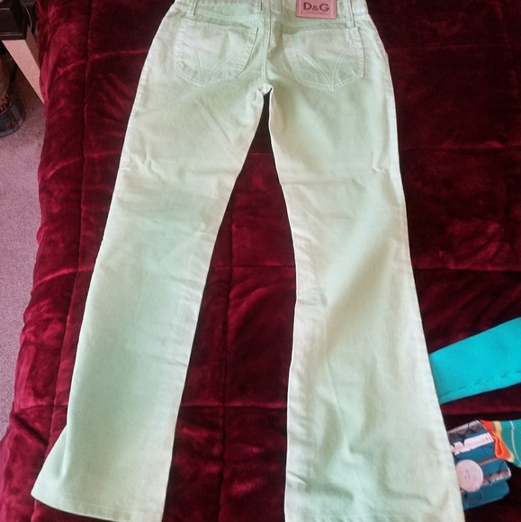 RARE *DOLCE & GABBANA MINT GREEN JEANS - Picture 7 of 11